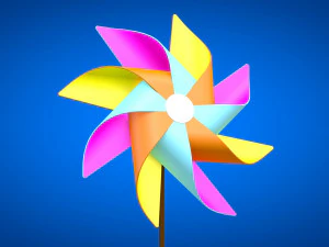 pinwheel 3D Model