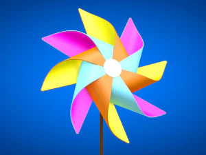 pinwheel 3D Model