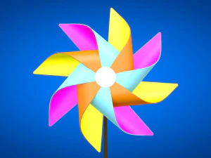 pinwheel 3D Model