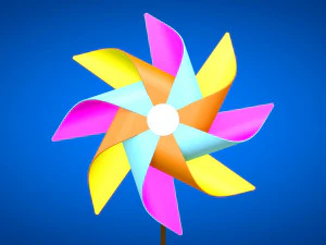 pinwheel 3D Model