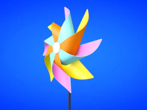 pinwheel 3D Model