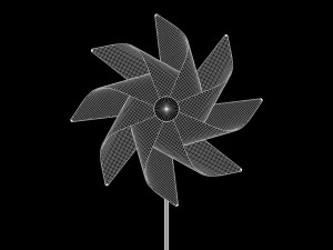 pinwheel 3D Model
