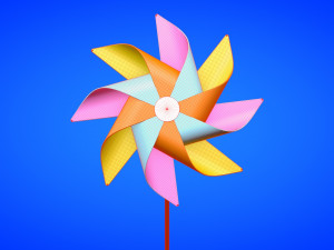pinwheel 3D Модель
