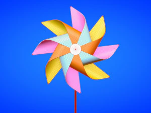 pinwheel 3D Model