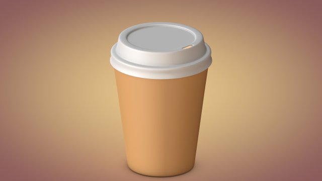 coffee cup 3D Модель .c4d .max .obj .3ds .fbx .stl .blend 