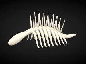 attack on titan - skeleton Model 3D