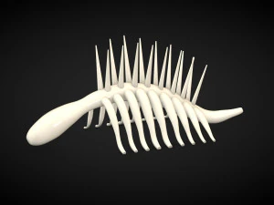 attacco su titano - scheletro Modello 3D