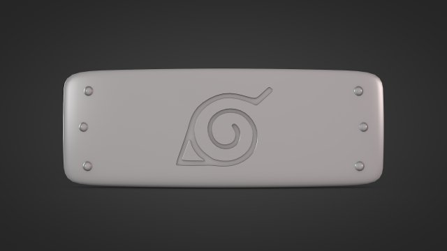 naruto - hidden leaf village Modelo 3D .c4d .max .obj .3ds .fbx .stl .blend 