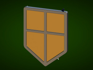 attack on titan - wings of freedom logo 3D Model