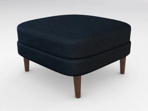 otomana - tela Modelo 3D