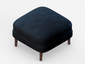 ottoman - fabric 3D Model