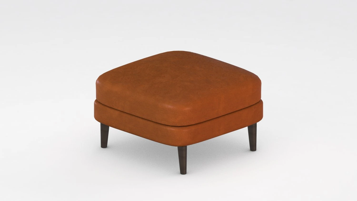ottoman - leather 3D Model .c4d .max .obj .3ds .fbx .stl .blend 