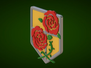 attack on titan - garrison - logo Model 3D