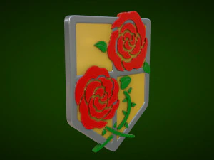 attack on titan - garrison - logo 3D Model