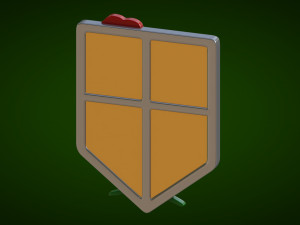 attack on titan - garrison - logo Model 3D
