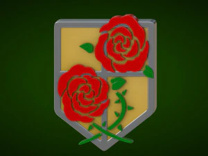 attack on titan - garrison - logo 3D Model