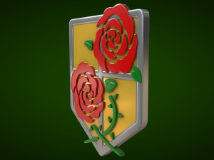 attack on titan - garrison - logo Model 3D