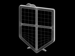 attack on titan - garrison - logo Model 3D