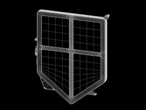 attack on titan - military police - logo 3D Model