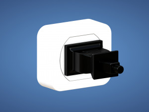 Electrical Plug and Socket - Type A 3D Модель