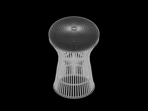 Platner Stool 3Dモデル