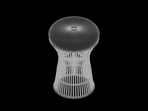Platner Stool 3D Model