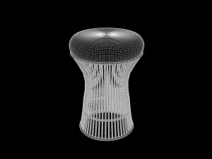 Platner Stool 3D Model