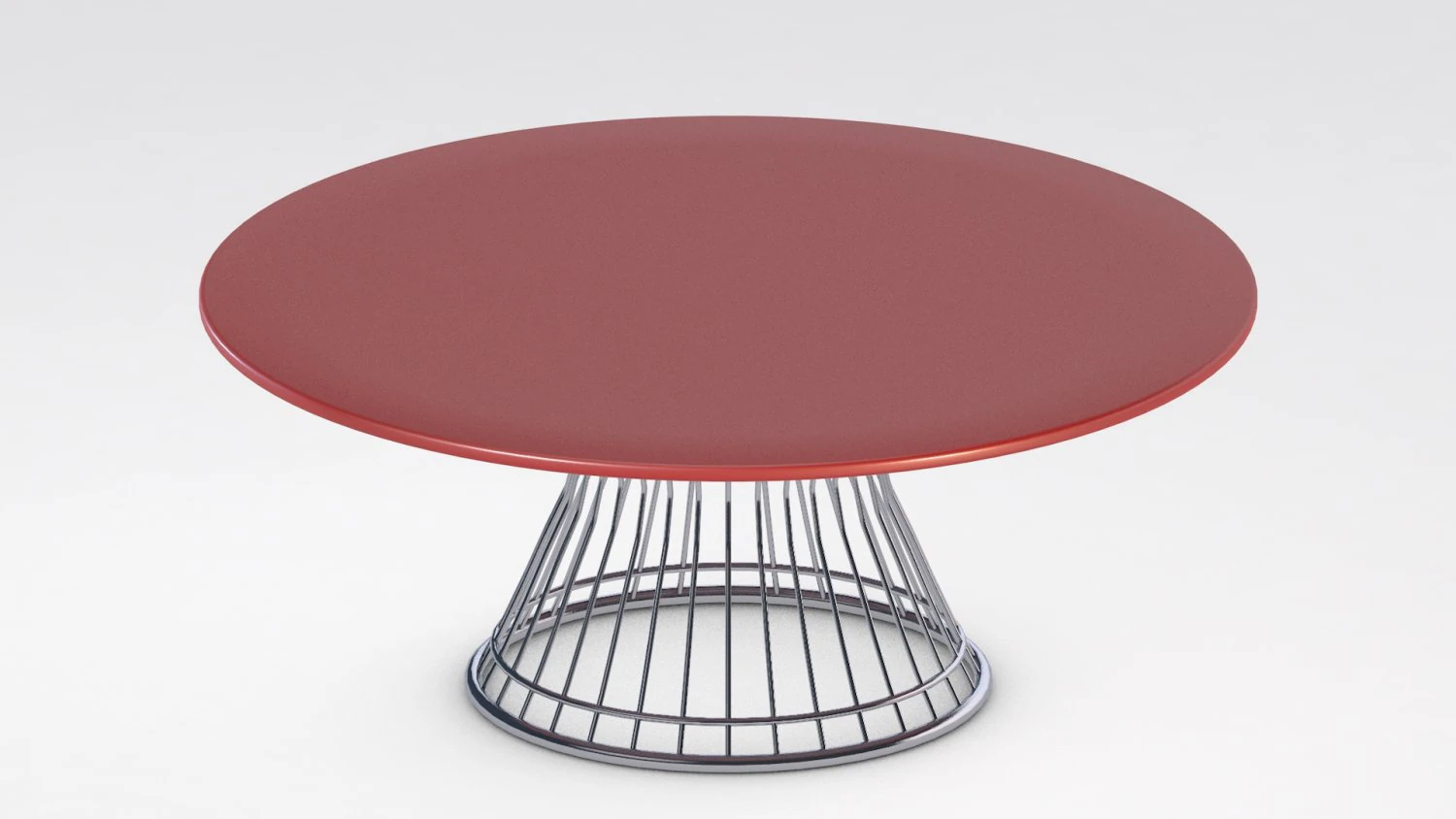 Platner Dining Table 3D Model .c4d .max .obj .3ds .fbx .stl .blend