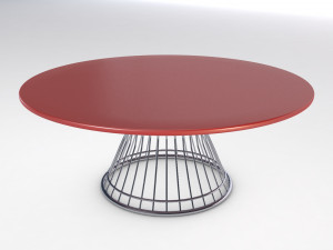 Platner Dining Table 3D Model