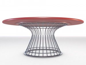 Platner Dining Table 3D Model