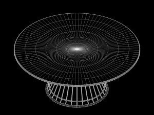 Platner Dining Table 3D Model