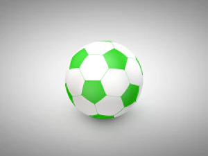 Football - Soccer Balls - Type 2 3D Model