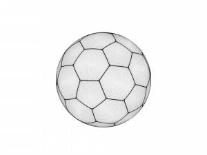 Football - Soccer Balls - Type 2 3D मॉडल