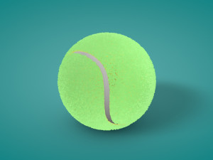 Tennis Ball 3D 모델