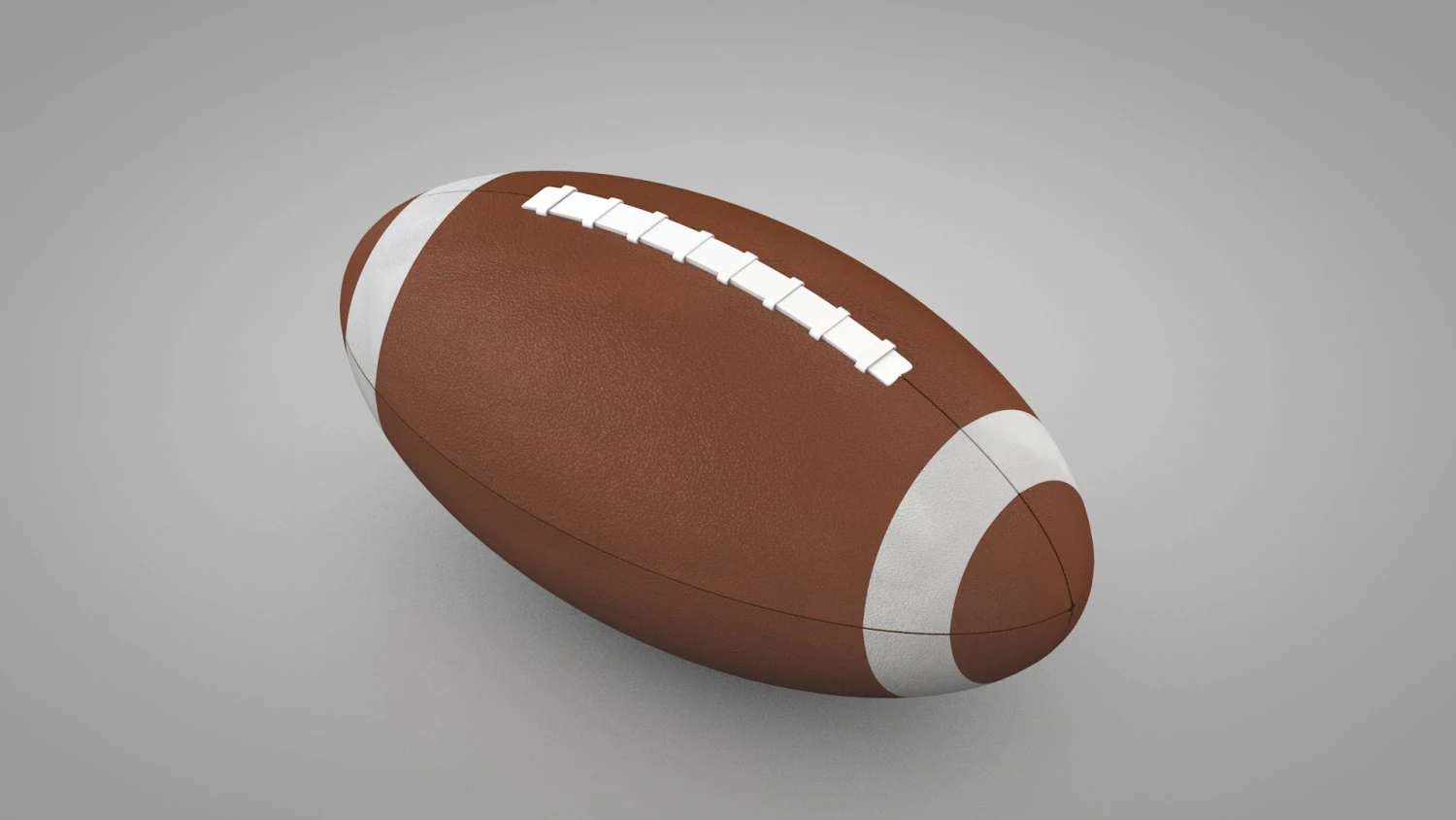 American Football 3D Model .c4d .max .obj .3ds .fbx .stl .blend