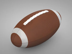 American Football 3D Model