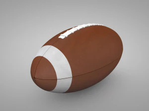 American Football 3D Model