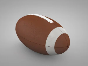 American Football 3D Model