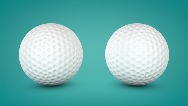 Golf Balls Modèle 3D .c4d .max .obj .3ds .fbx .stl .blend 