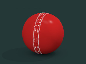 Cricket Ball 3D 모델
