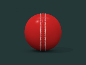 Cricket Ball 3D Model