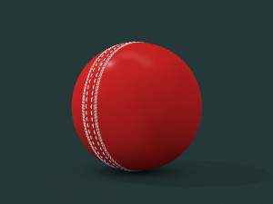 Cricket Ball 3D Model