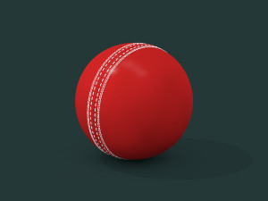 Cricket Ball 3D Model