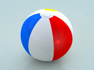 Beach Ball 1 3D Model