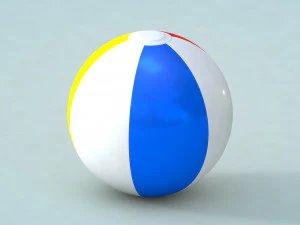 Пляжний м'яч 1 3D Модель