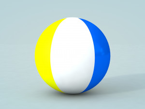 Beach Ball 1 Modèle 3D