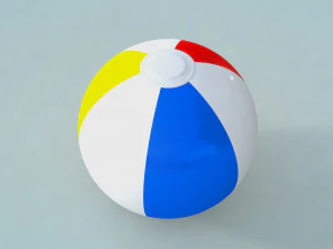 Пляжний м'яч 1 3D Модель