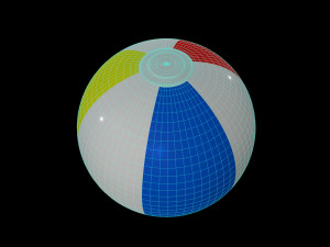 Beach Ball 1 Modèle 3D