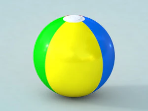Bola de praia 2 Modelo 3D