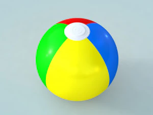 Bola de praia 2 Modelo 3D